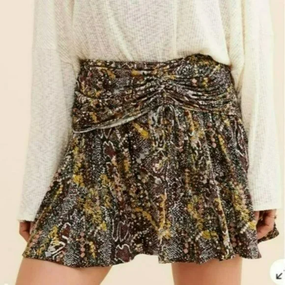 Free People Saturday Sun Mini Skirt -10 - Picture 1 of 7
